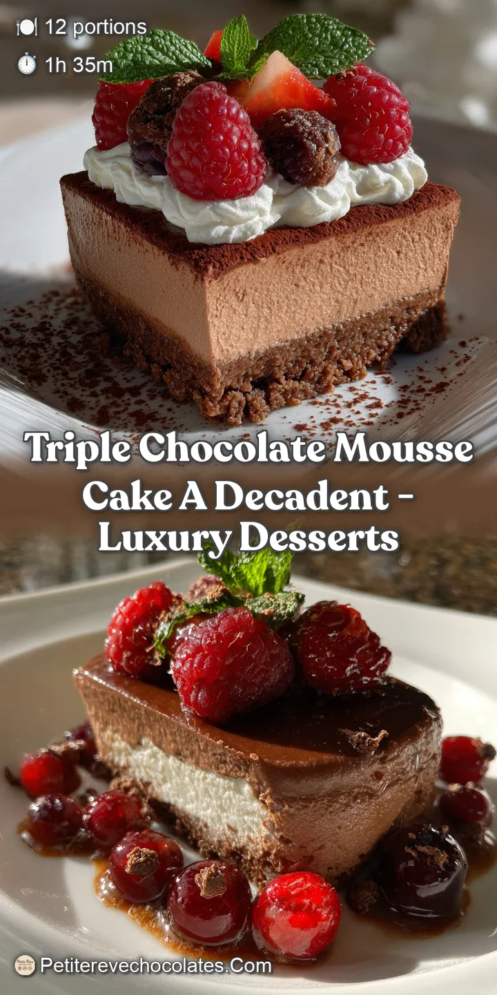 Close-up of a smooth, dark chocolate mousse, with visible air pockets, showing a decadent and tempting dessert, ready to eat.