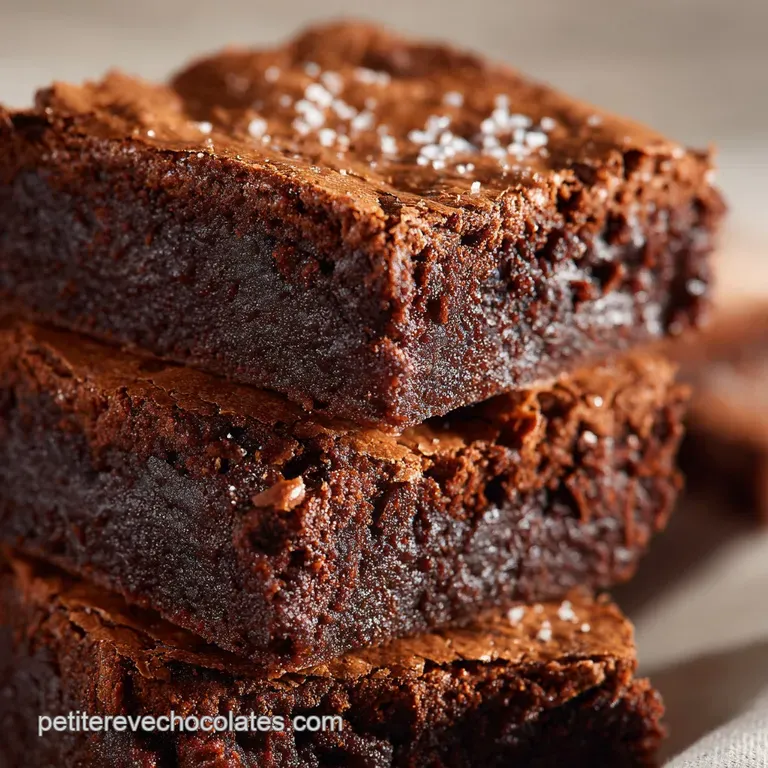 Biscuits Brownie Au Chocolat : Secrets Pour Une Texture Fudgy Et Craquel&eacute;e presentation