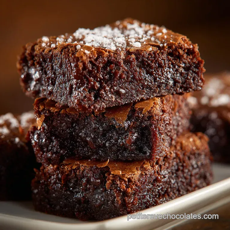 Biscuits Brownie au Chocolat : Secrets pour une texture fudgy et craquelée