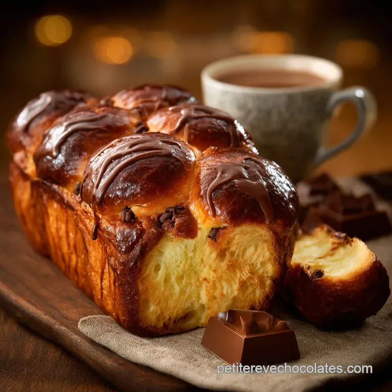 Brioche Moelleuse et Filante aux Pépites de Chocolat Façon GrandMère presentation