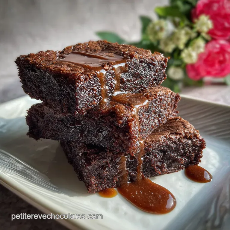 A single, fudgy brownie topped with a dusting of cocoa, served alongside a scoop of creamy vanilla ice cream.