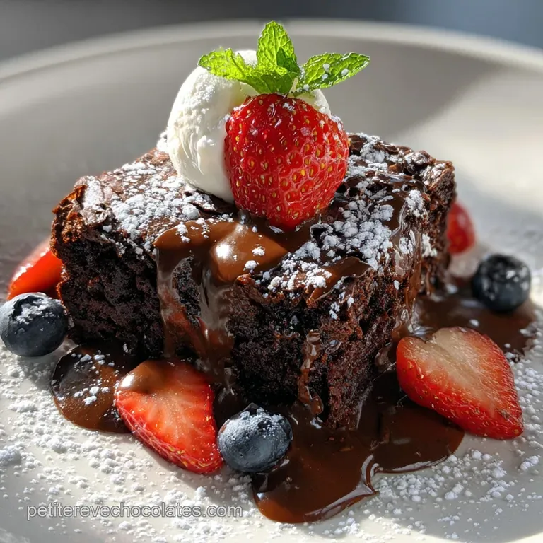 Brownie au Chocolat Moelleux