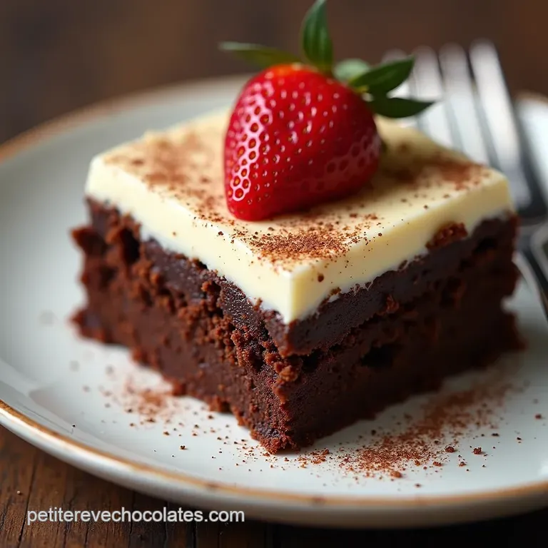 Le Carré Royal Brownie Fondant au Chocolat Blanc Noix de Macadamia