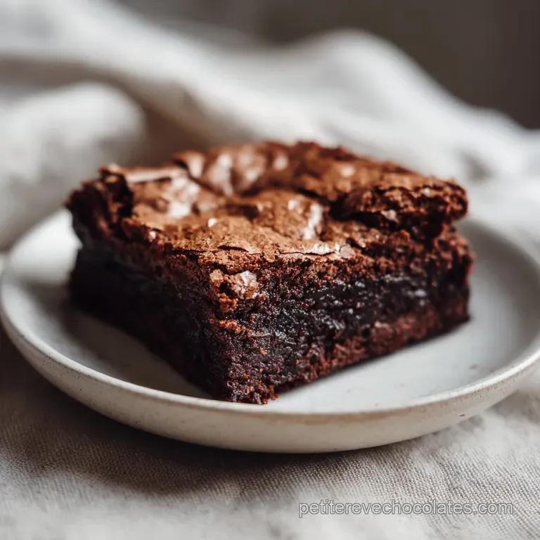 Brownie Fa&ccedil;on Cyril Lignac Moelleux