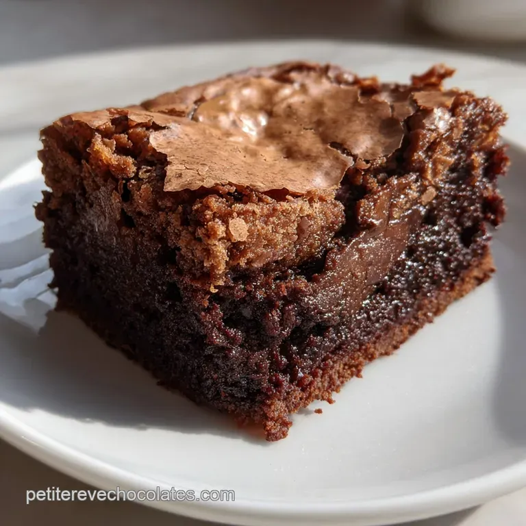 Le Brownie Parfait : C&oelig;ur Coulant et Cro&ucirc;te Fissur&eacute;e Ultra-Fondant