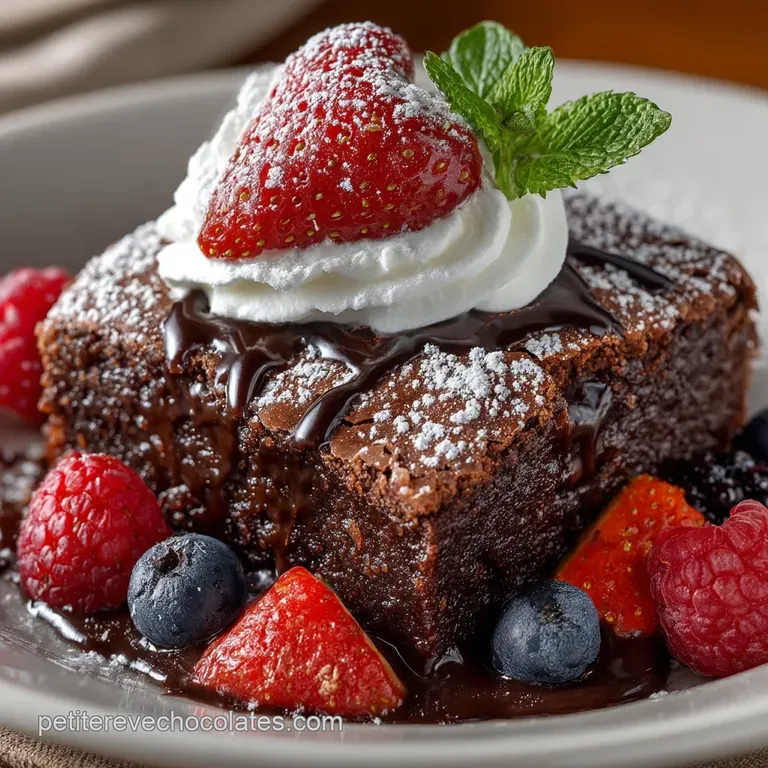 Brownie Sans Gluten au Chocolat Recette Fudgy et Cœur Fondant Inratable