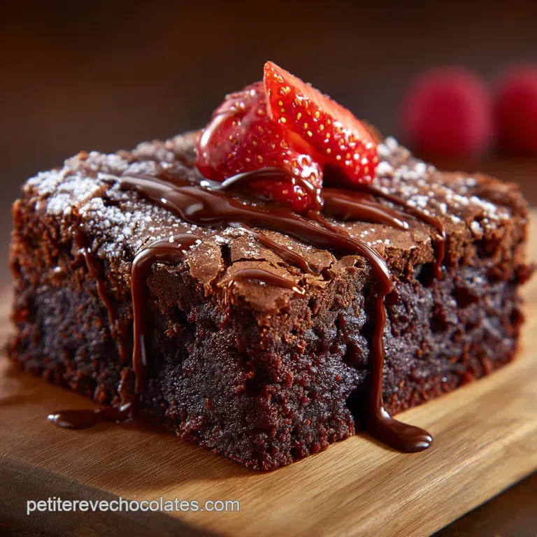 Le Brownie Parfait du Chef Fondant Intense et Irrésistible
