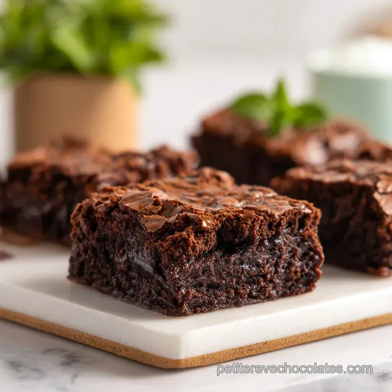 Brownies Au Chocolat: Texture Fondante