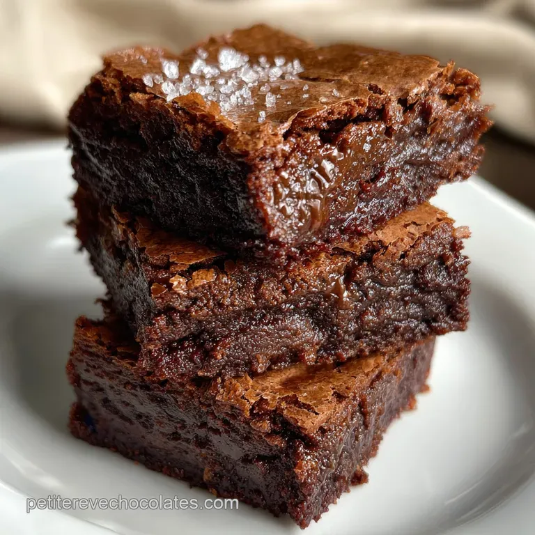 Brownies Fudge Cacao : La Recette Fondant Intense presentation