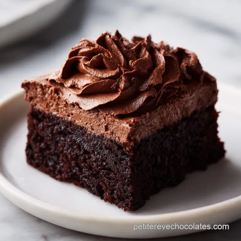 Brownies Mousse Chocolat: Base Fondante et Velout&eacute;e