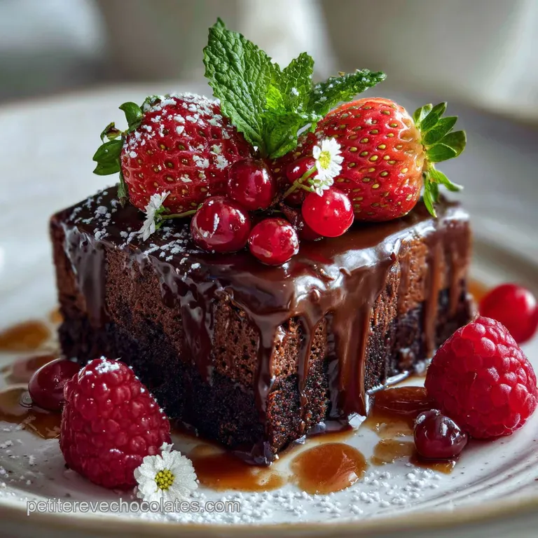 Brownies Mousse Chocolat : Alliance Intense