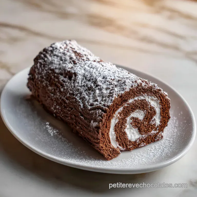 B&ucirc;che Chocolat Pralin&eacute;: Texture Croustillante