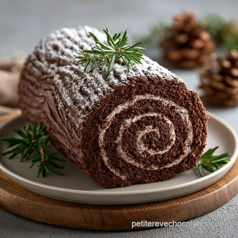 B&ucirc;che de No&euml;l Chocolat: Mousse Traditionnelle