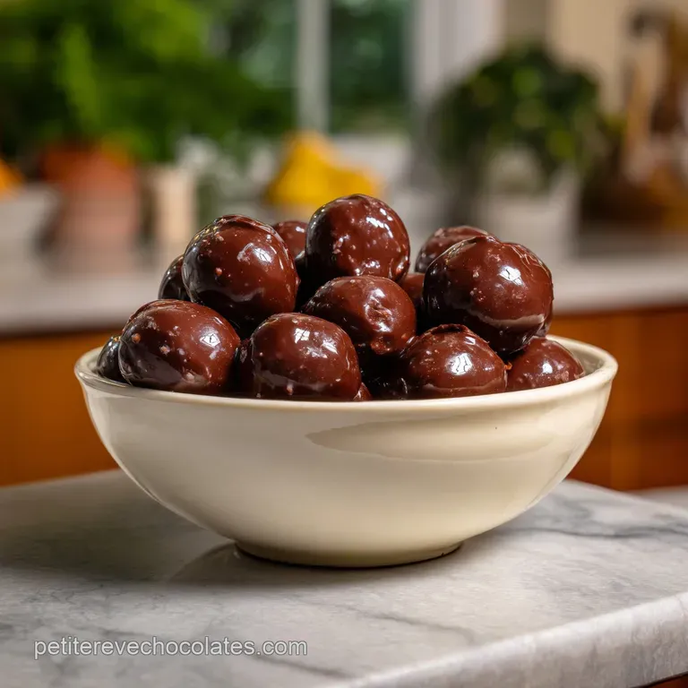 Buckeyes au chocolat : C&oelig;ur soyeux et coque craquante