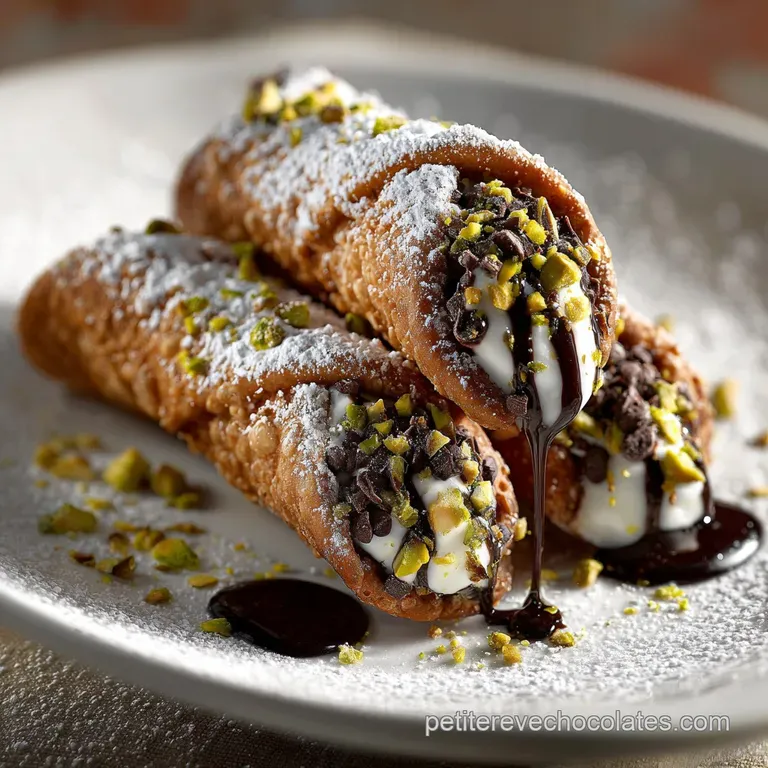 Cannoli au chocolat : La recette de chef pour une coque croustillante et une crème Ricotta
