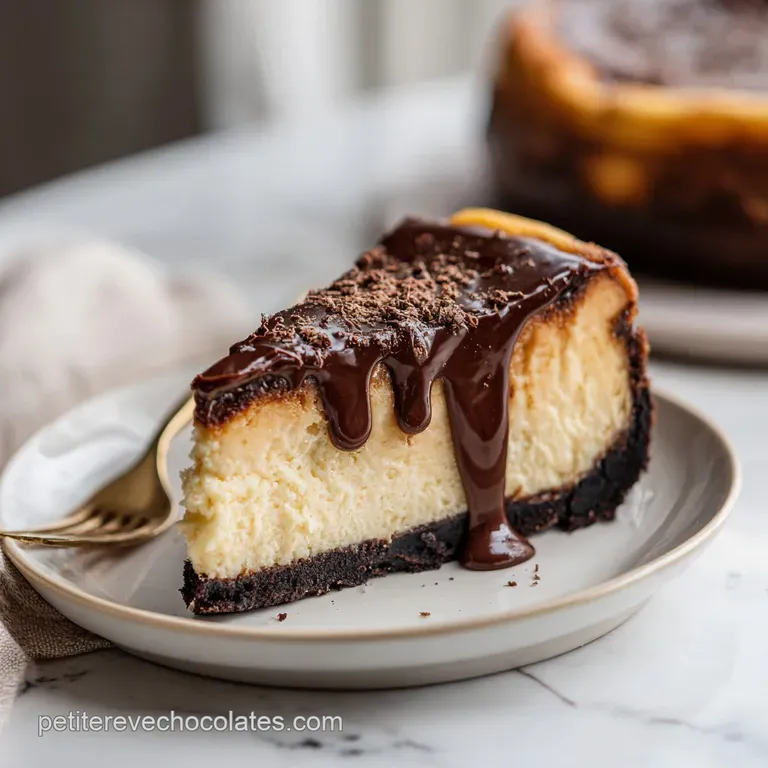Cheesecake au Chocolat Velout&eacute;