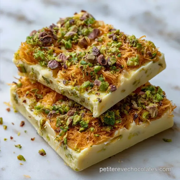 Chocolat Blanc Pistache: Croustillant Style Duba&iuml;