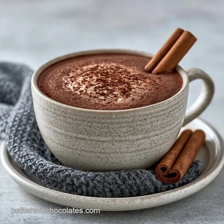 Chocolat Chaud Cannelle au Chocolat Noir