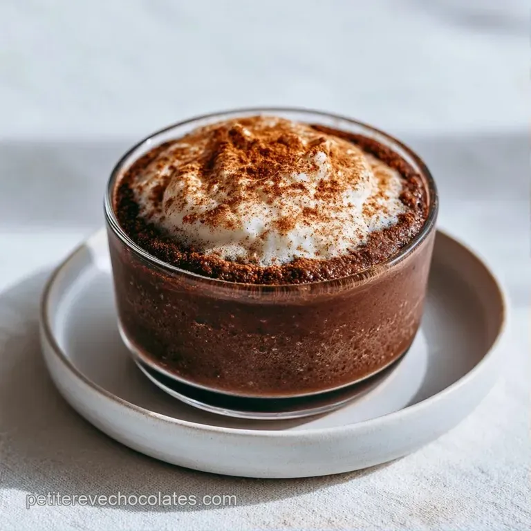 Mug blanc fumant pos&eacute; sur du bois brut, agr&eacute;ment&eacute; d'un b&acirc;ton de cannelle et d'une mousse velout&eacute;e couleur chocolat.