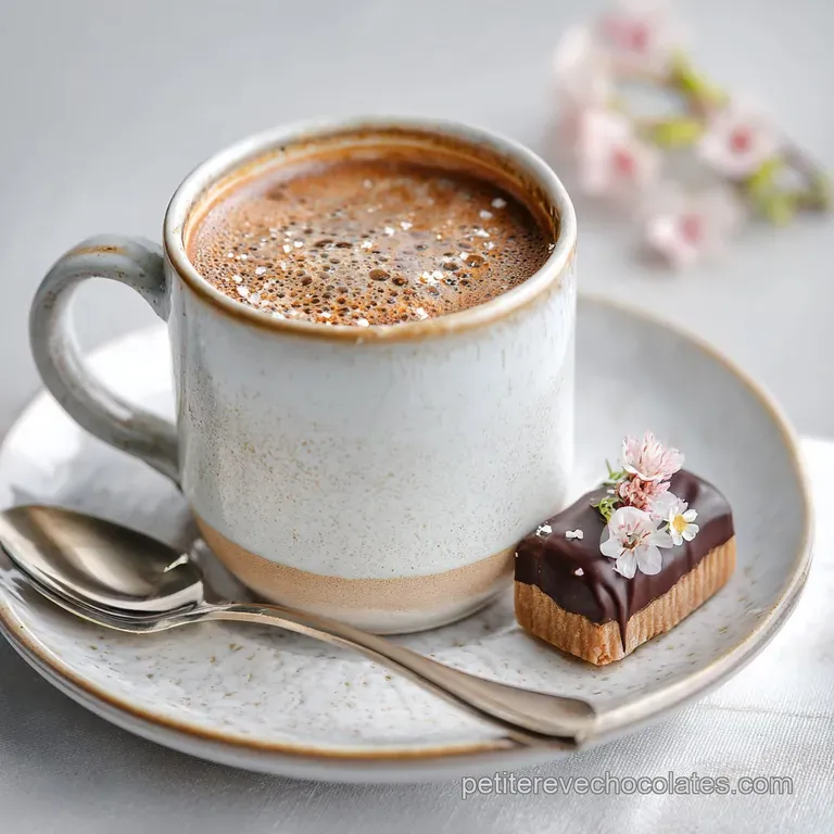 Chocolat chaud fait maison : La Recette Veloutée Intense presentation