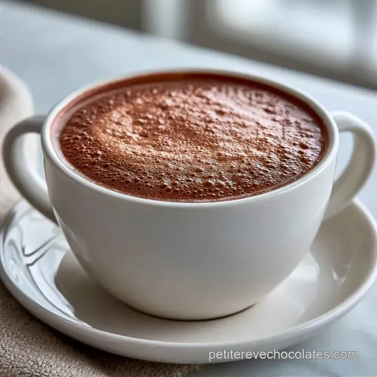 Chocolat Chaud Maison Onctueux