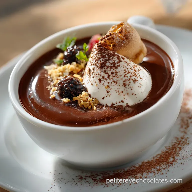 Chocolat Chaud &Agrave; Lancienne : La Richesse Velout&eacute;e De Chef presentation