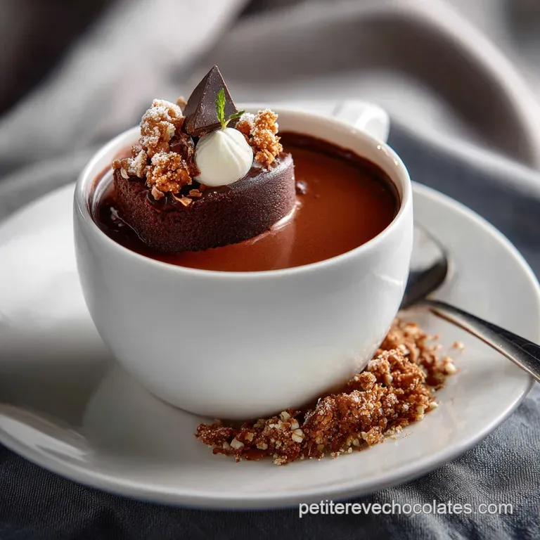 Le Chocolat Chaud Velours des Pâtissiers LÉlixir AntiGrisaille presentation