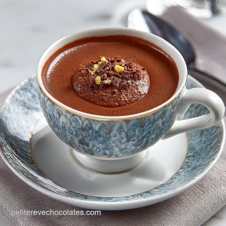 Chocolat Chaud Maison : La Recette Veloutée et Intense Style Parisien