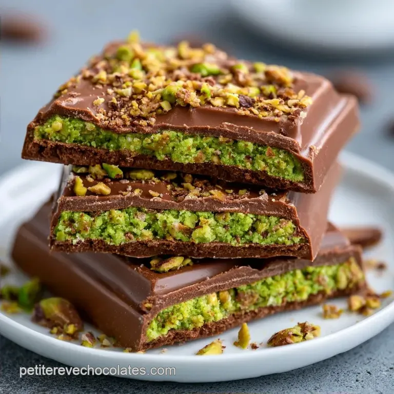 Recette Chocolat Duba&iuml; Facile &agrave; la Pistache