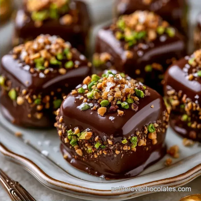 Chocolats de No&euml;l Maison au Pralin&eacute;
