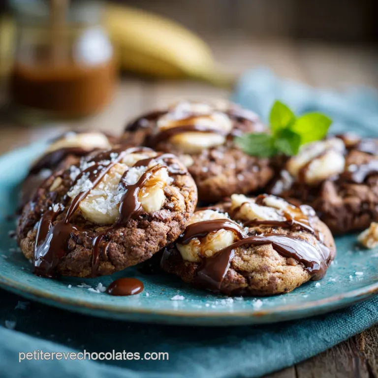 Les Cookies Moelleux MiCuits Banane Pépites de Chocolat Noir presentation