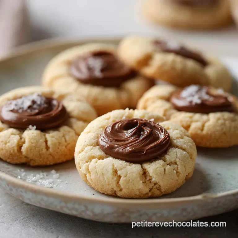 Cookies C&oelig;ur Fondant au Nutella Velout&eacute;