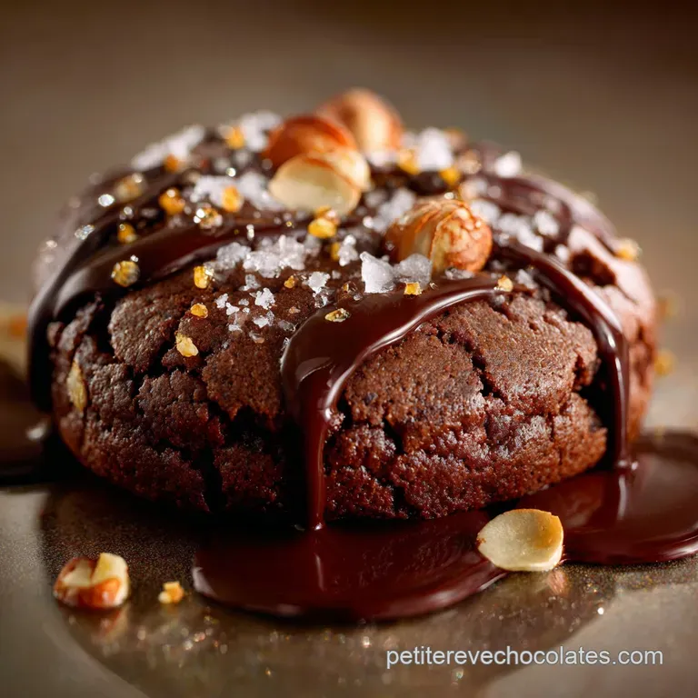 Cookies Ultra Fondants Chocolat Et Fleur De Sel Au Beurre Noisette presentation