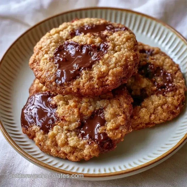 Pile de biscuits beurr&eacute;s aux &eacute;clats de chocolat fondant dispos&eacute;e avec soin sur une assiette en c&eacute;ramique blanche.