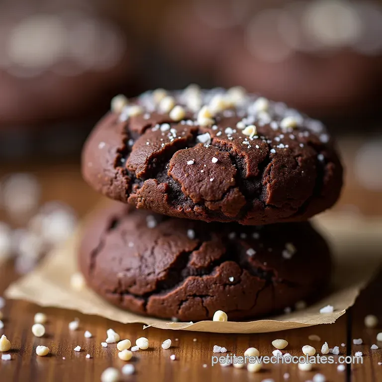 Les ChocAmour Cookies Moelleux aux Pépites de Chocolat Noir Intense et Sel de Maldon