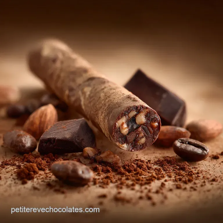 Crayon En Chocolat De L&eacute;picurien : Le B&acirc;tonnet Intense Et &Eacute;l&eacute;gant presentation