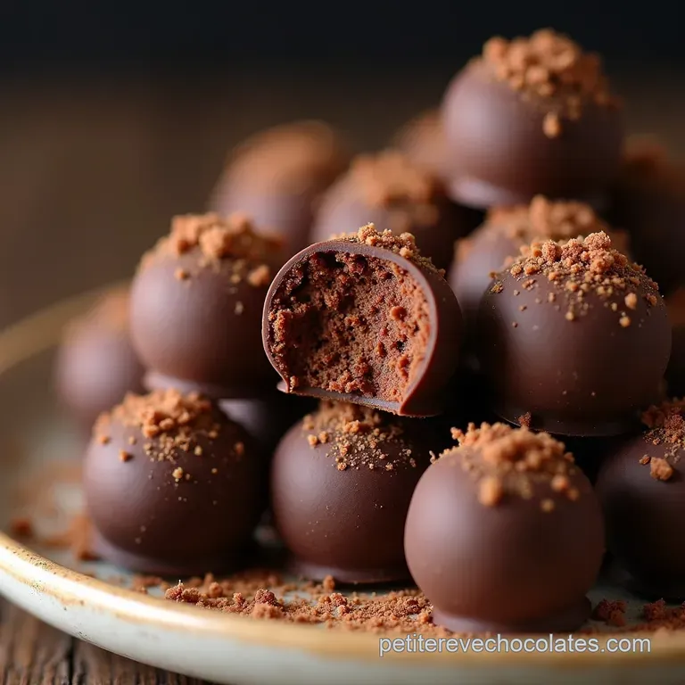 Les Vraies Crotte en Chocolat Truffes Rustiques au Cacao Intense