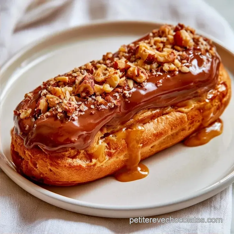 &Eacute;clair Noisette Chocolat Maison Croustillant
