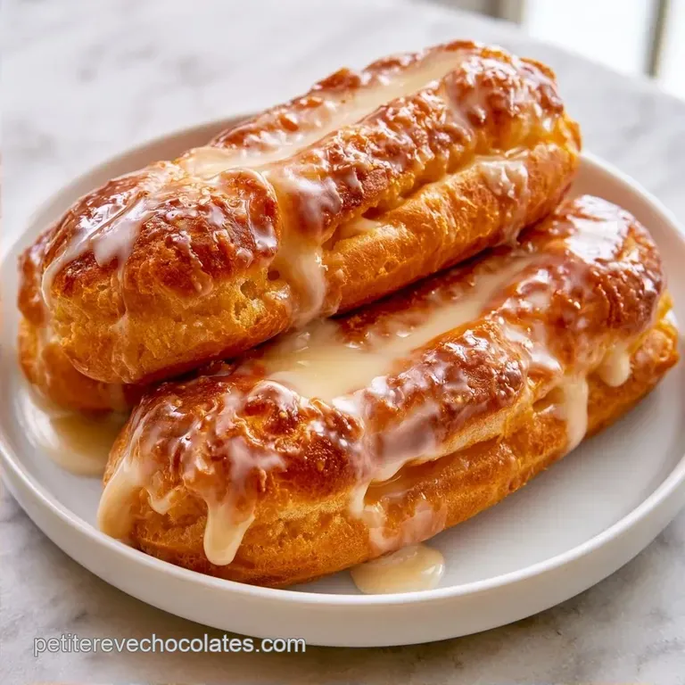 &Eacute;clairs Chocolat Blanc: Recette Maison
