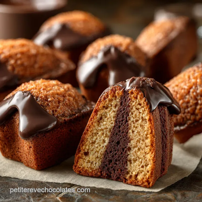 Financiers Au Chocolat La Recette Classique Fondante Au Beurre Noisette presentation