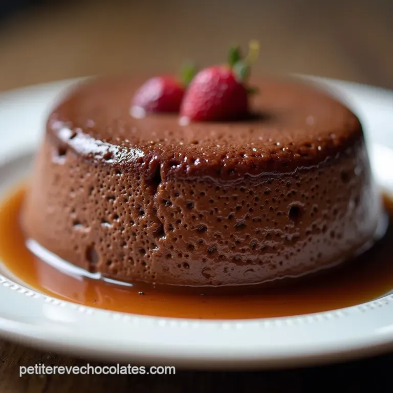 Le Flan Cacaoté de GrandMère Un Flan au Chocolat Intense et Velouté