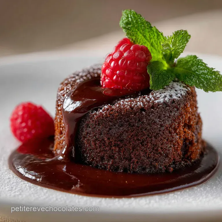 Fondant Au Chocolat C&oelig;ur Coulant La Recette Facile Du Chef Pour Un D&eacute;lice presentation