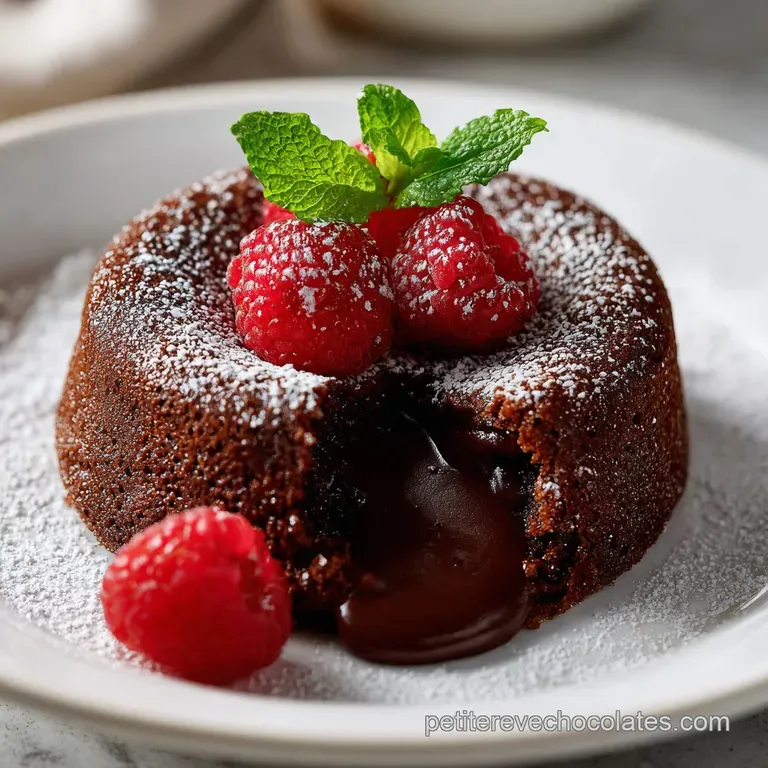 Chocolate Lava Cake: Centre Velout&eacute;