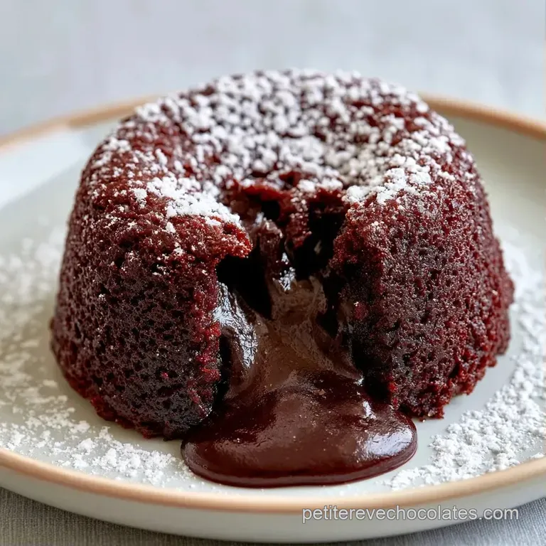 Un g&acirc;teau brun sombre sur assiette blanche, entour&eacute; de framboises rouges brillantes et d'une menthe fra&icirc;che.