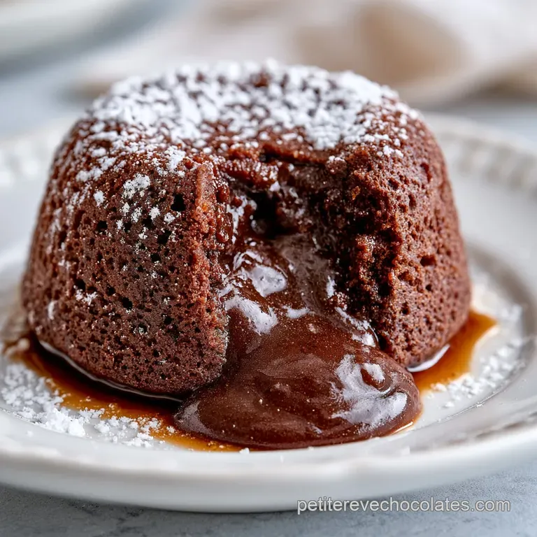 Fondant Au Chocolat Individuel Parfait