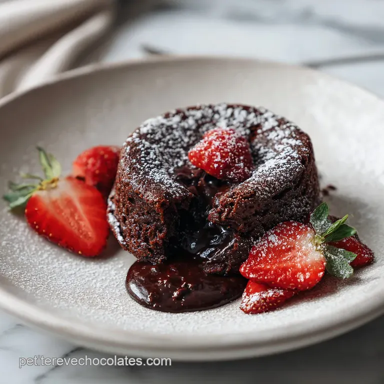 Fondant au Chocolat : Recette au C&oelig;ur Coulant