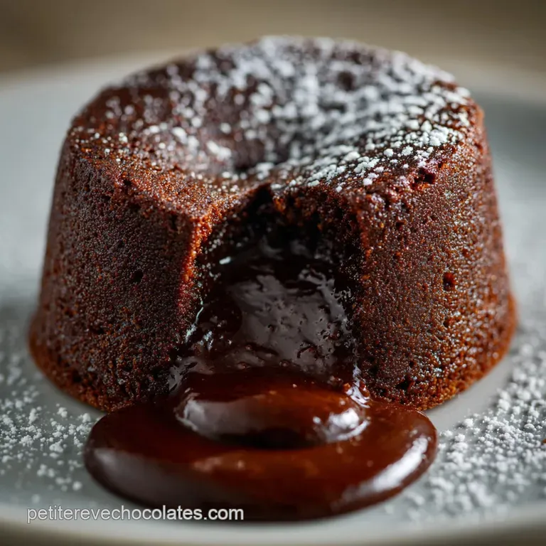 Fondant Au Chocolat Noir : La Version C&oelig;ur Coulant Infaillible presentation