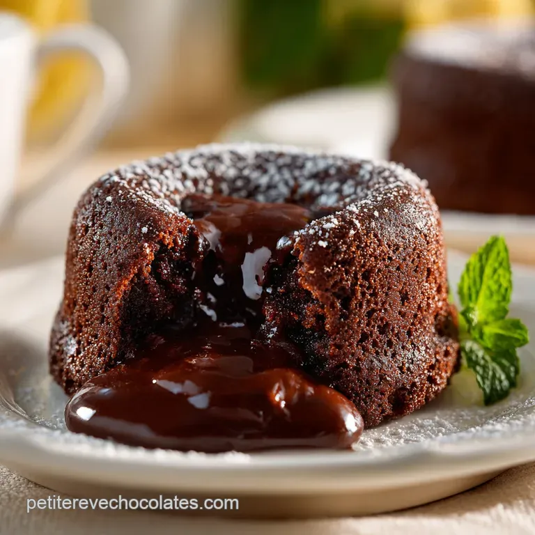 Fondant au Chocolat Rapide : Le Secret du C&oelig;ur Coulant