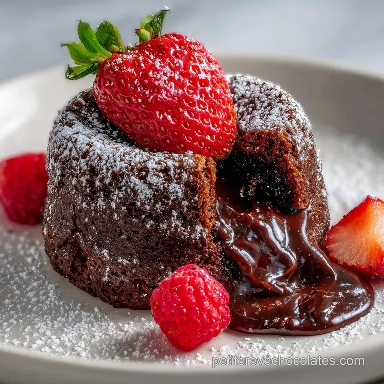 Recette Fondant Au Chocolat Facile C&oelig;ur Coulant