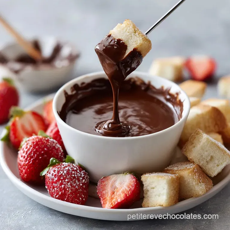 Fondue au Chocolat : Recette Onctueuse et &Eacute;quilibr&eacute;e